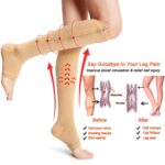 ⁦zip sox chaussettes de compression pour les varices⁩ - الصورة ⁦3⁩