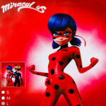 ⁦deguisement miraculous ladybug pour fillet 5 - 8 ans⁩ - الصورة ⁦5⁩