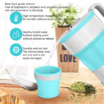 ⁦Bouilloire Électrique Pliable en Silicone Alimentaire avec Gobelet Pliable – غلاية مياه قابلة للطي ومحمولة⁩ - الصورة ⁦3⁩