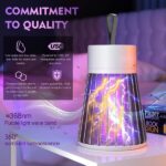 ⁦Lampe a lumière UV électrique zappeur anti-moustiques Rechargeable⁩ - الصورة ⁦4⁩