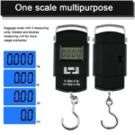 ⁦Balance à bagages numérique portable avec écran LCD 50KG/10G WH-A08⁩ - الصورة ⁦2⁩