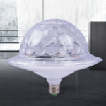 ⁦Boule Magique en Cristal UFO Musique Bluetooth LED RGB E27⁩ - الصورة ⁦3⁩