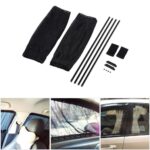 ⁦PACK 4 Pcs Rideau glissé de fenêtre Protection UV pour Voiture – ستار نوافذ جانبية في السيارة 4 قطع⁩ - الصورة ⁦2⁩