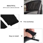 ⁦2Pcs Rideau glissé de fenêtre Protection UV pour Voiture – ستار نوافذ جانبية في السيارة⁩ - الصورة ⁦5⁩