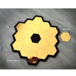 ⁦Décoration murale miroir Abeille Miroir Acrylic 40 Cm / 45 Cm⁩ - الصورة ⁦4⁩