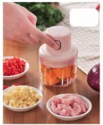 ⁦Mini Hachoir électrique Portable Rechargeable 250 ML⁩ - الصورة ⁦3⁩