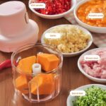⁦Mini Hachoir électrique Portable Rechargeable 250 ML⁩ - الصورة ⁦4⁩