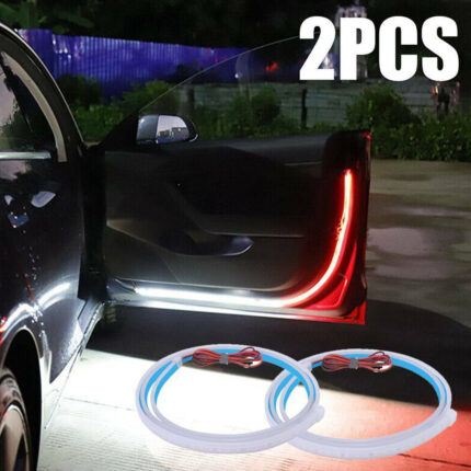 feux d’avertissement de porte voiture led anti collision 2 pcs