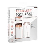 ⁦Flawless Face Duo Appareil de rasage électrique avec lumière LED pour épilation instantanée⁩ - الصورة ⁦5⁩