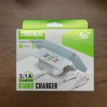 ⁦Station De Charge Rapide USB Avec 6 Prises et support Smart-phone - قاعدة شحن سريعة مع 6 مقابس، حامل هاتف⁩ - الصورة ⁦2⁩