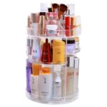 ⁦Organisateur de maquillage rotatif à 360 ° en Crystal acrylique⁩ - الصورة ⁦4⁩