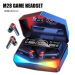 ⁦M28 Wireless Earbuds TWS Bluetooth 5.1 Gaming Monster⁩ - الصورة ⁦2⁩
