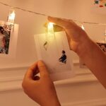 ⁦Clips lumineux pour accrocher des photos décoration intérieure⁩ - الصورة ⁦2⁩