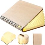 ⁦Livre lumineux LED pliable en bois 5 Modes d'éclairage rechargeable⁩ - الصورة ⁦2⁩