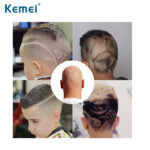 ⁦Tondeuse À Cheveux Sans Fil Électrique Professionnel Kemei KM-3202⁩ - الصورة ⁦6⁩