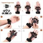 ⁦Finger Exerciseur de doigts pour l’entraînement physique et renforcement des mains⁩ - الصورة ⁦7⁩