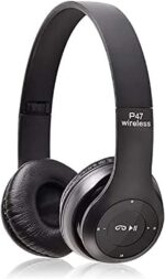 ⁦Casque Audio Stereo Bluetooth sans fil modèle P47 pliable⁩ - الصورة ⁦5⁩