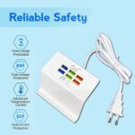 ⁦Station De Charge Rapide USB Avec 6 Prises et support Smart-phone - قاعدة شحن سريعة مع 6 مقابس، حامل هاتف⁩ - الصورة ⁦3⁩
