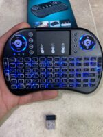 ⁦Clavier et Pad sans fil Tricolor rétroéclairé USB multimédia contrôle⁩ - الصورة ⁦8⁩