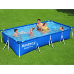 ⁦Steel Pro™ Piscine Rectangulaire Avec Pompe Filtrante 400 x 211 x 81 cm Bestway⁩ - الصورة ⁦2⁩