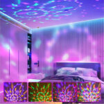 ⁦Lampe d’ambiance LED USB pour voiture avec rotation automatique RGB⁩ - الصورة ⁦3⁩