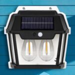 ⁦Applique murale solaire étanche pour petite maison, fil Rett à induction, lumière chaude, cour, villa, jardin, extérieur⁩ - الصورة ⁦7⁩