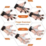 ⁦Finger Exerciseur de doigts pour l’entraînement physique et renforcement des mains⁩ - الصورة ⁦9⁩