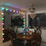⁦Chende Lampe Miroir RGB 10 psc mural Hollywood style⁩ - الصورة ⁦2⁩