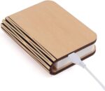 ⁦Livre lumineux LED pliable en bois 5 Modes d'éclairage rechargeable⁩ - الصورة ⁦6⁩