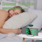 ⁦Horloge et réveil thermomètre de table electronique lumineux⁩ - الصورة ⁦4⁩