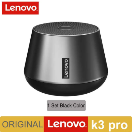 Lenovo K3 Pro -Mini haut-parleur sans fil BT 5.0, portable, son stéréo HiFi, caisson de basses avec microphone, lecteur de musique, extérieur,