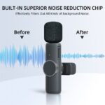 ⁦K11 Microphone-cravate sans fil Recording Audio Video Androïd / iPhone⁩ - الصورة ⁦3⁩