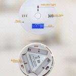 ⁦Alarme de monoxyde de carbone avec écran LCD - جهاز إنذار أول أكسيد الكربون⁩ - الصورة ⁦5⁩