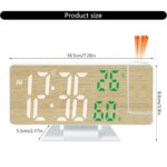 ⁦Horloge Numérique avec Projecteur LED – ساعة رقمية مع جهاز عرض⁩ - الصورة ⁦6⁩