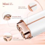 ⁦Flawless Face Duo Appareil de rasage électrique avec lumière LED pour épilation instantanée⁩ - الصورة ⁦6⁩