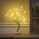 ⁦lampe de Table Arbre lumineux style bonsaï⁩ - الصورة ⁦6⁩