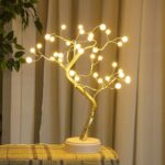 ⁦lampe de Table Arbre lumineux style bonsaï⁩ - الصورة ⁦4⁩