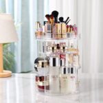 ⁦Organisateur de maquillage rotatif à 360 ° en Crystal acrylique⁩ - الصورة ⁦3⁩
