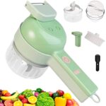 ⁦Set de coupe-légumes électrique portable 4 en 1 Chargement USB⁩ - الصورة ⁦6⁩