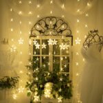 ⁦Guirlande lumineuse rideau Stars LED Imperméable 2.5/3.5M 220V⁩ - الصورة ⁦6⁩