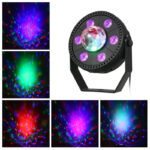 ⁦Projecteur jeux de lumiere RGB Laser rotatif 6en1 effets Stroboscope⁩ - الصورة ⁦2⁩