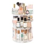 ⁦Organisateur de maquillage rotatif à 360 ° en Crystal acrylique⁩ - الصورة ⁦7⁩