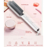 ⁦Brosse à cheveux chauffante en céramique 6 niveaux de chaleur 360° – Lisseur HQT-909B⁩ - الصورة ⁦6⁩