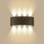 ⁦Applique Murale étanche LED 8W Lumière Blanc Chaud 6500K – مصباح جداري⁩ - الصورة ⁦3⁩