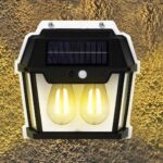 ⁦Applique murale solaire étanche pour petite maison, fil Rett à induction, lumière chaude, cour, villa, jardin, extérieur⁩ - الصورة ⁦3⁩