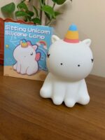 ⁦Veilleuse en Silicone Forme Unicorne pour Chambre d’enfant Rechargeable⁩ - الصورة ⁦7⁩