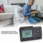 ⁦Horloge Numérique Islamique Al-Harameen avec Adhan – ساعة أذان رقمية إسلامية من الحرمين⁩ - الصورة ⁦8⁩