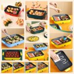 ⁦Gril Électrique et Barbecue Antiadhésif 30cm – شواية كهربائية مضادة للالتصاق⁩ - الصورة ⁦5⁩