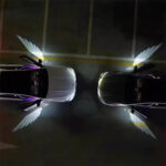 ⁦Projecteur LED en forme d’ailes d’ange pour rétroviseur latéral de voiture – أضواء خارجية للسيارة على شكل أجنحة⁩ - الصورة ⁦4⁩