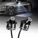 ⁦Projecteur LED en forme d’ailes d’ange pour rétroviseur latéral de voiture – أضواء خارجية للسيارة على شكل أجنحة⁩ - الصورة ⁦2⁩
